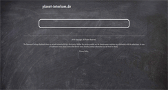 Desktop Screenshot of planet-interkom.de