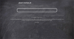 Desktop Screenshot of anmeldung.planet-interkom.de