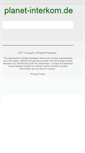 Mobile Screenshot of anmeldung.planet-interkom.de